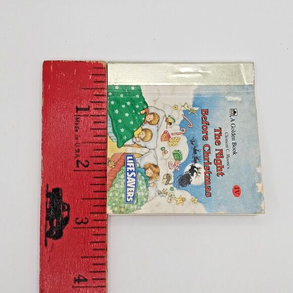 Mini Life Savers Ornament Book 1987 The Night Before Christmas Vintage Miniature - Picture 10 of 16